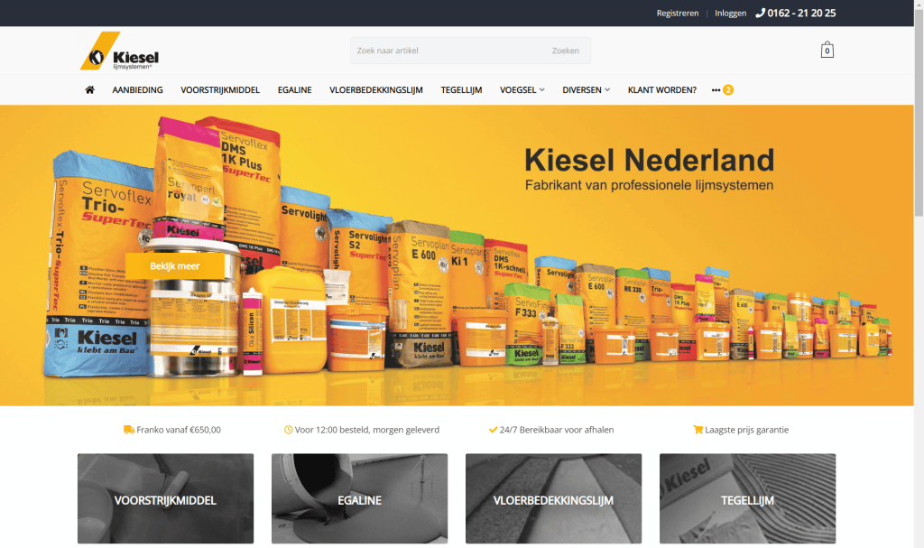 Website maken kiesel-nederland.nl